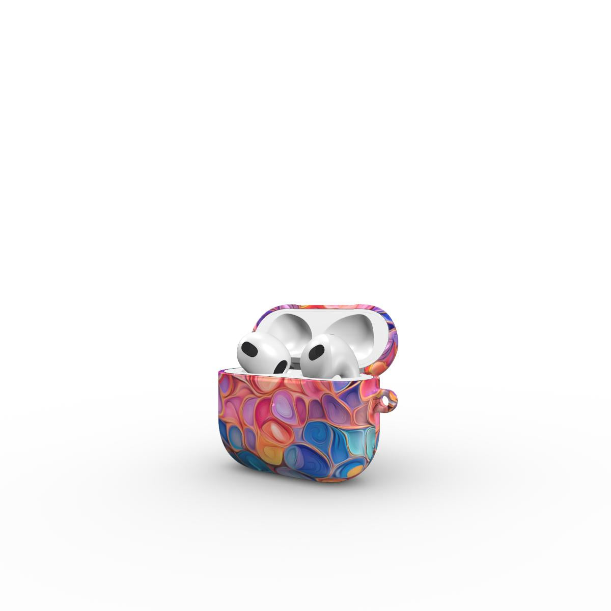 Print On Demand Tough Apple AirPods Case - Colour Bubbles