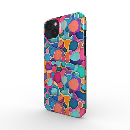 Print On Demand Snap Phone Case - Colour Circles