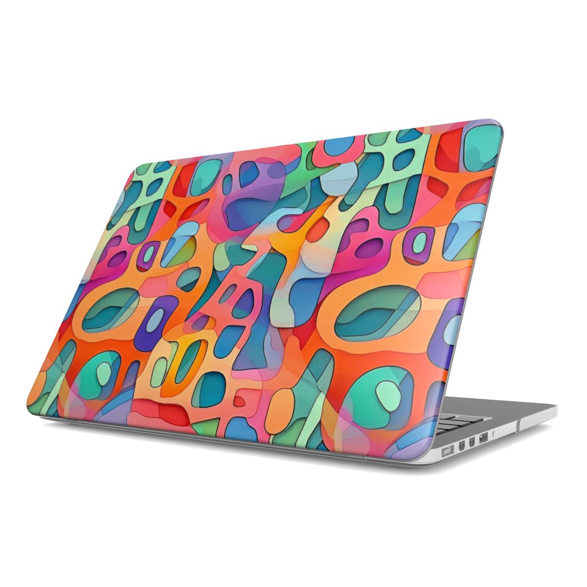 Print On Demand MacBook Case- Colour Holes