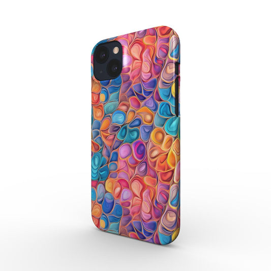 Print On Demand Snap Phone Case - Colour Bubbles