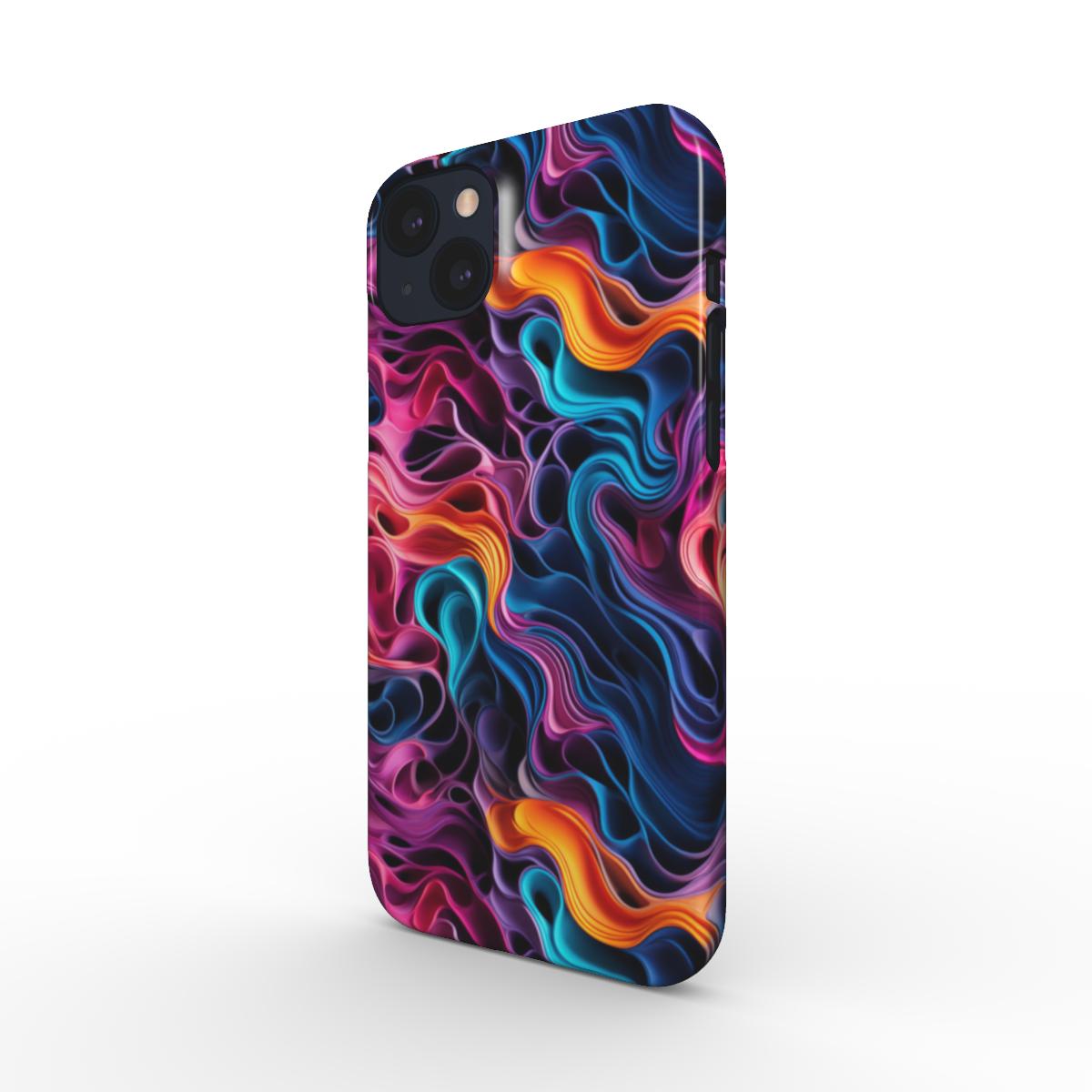 Print On Demand Snap Phone Case - Colour Waves