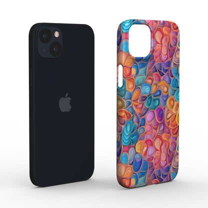 Print On Demand Snap Phone Case - Colour Bubbles