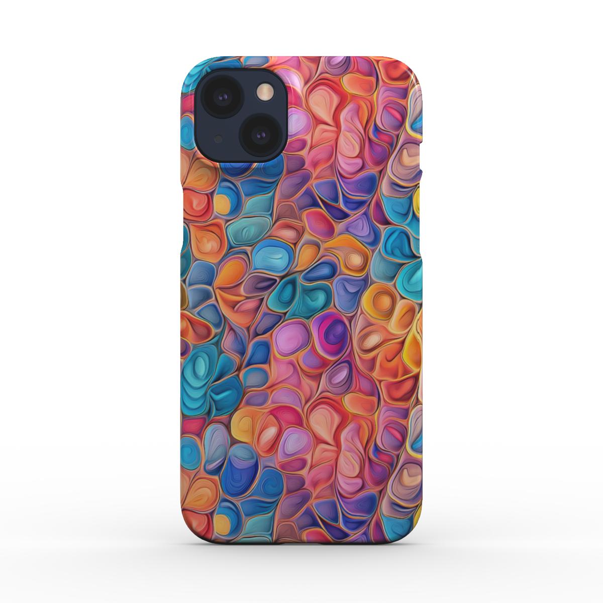 Print On Demand Snap Phone Case - Colour Bubbles