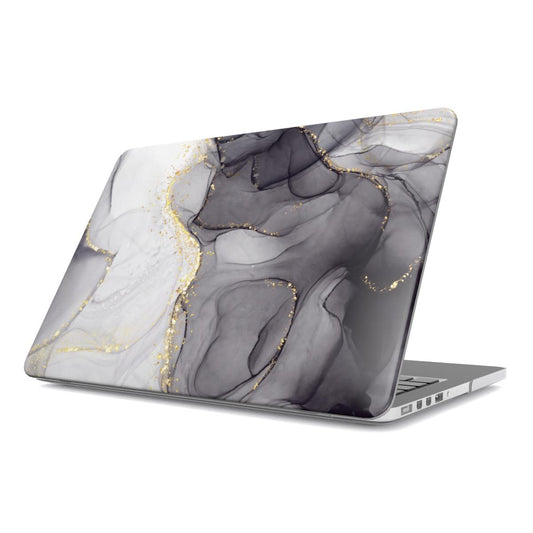 Print On Demand MacBook Case Grey Gold Marble