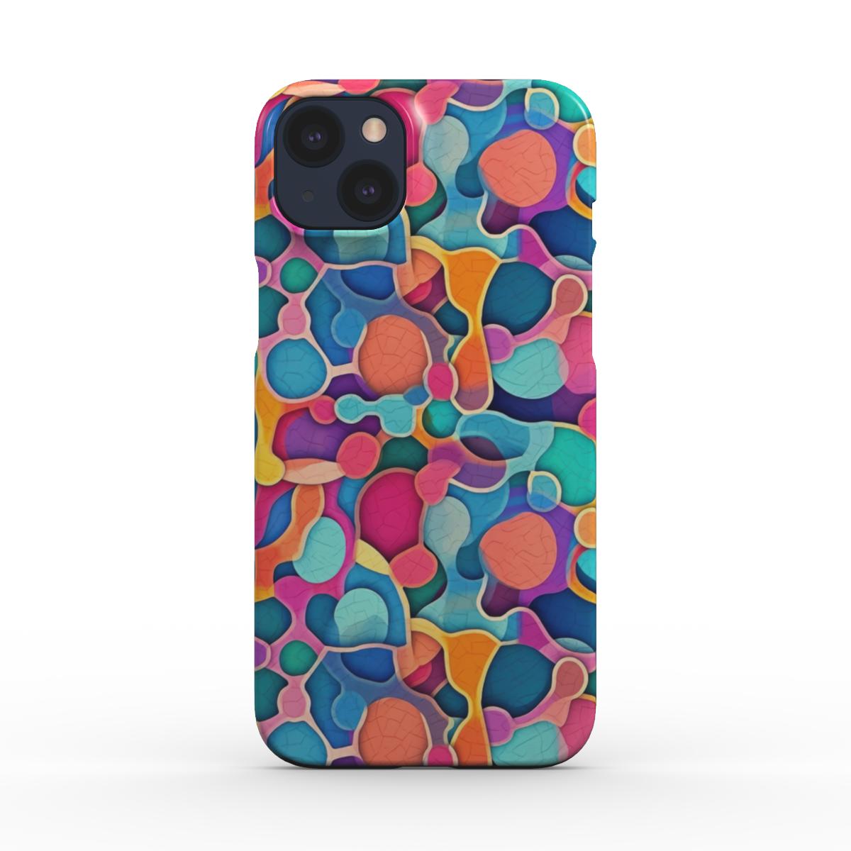 Print On Demand Snap Phone Case - Colour Circles