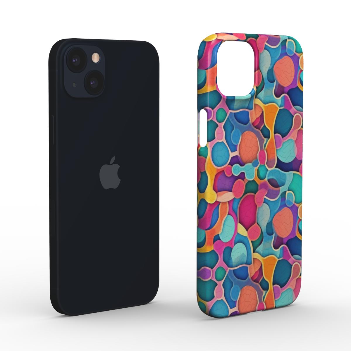 Print On Demand Snap Phone Case - Colour Circles