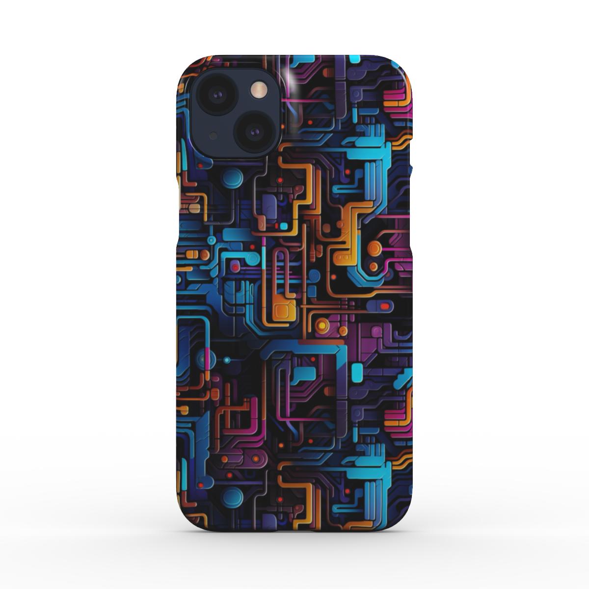 Print On Demand Snap Phone Case - Colour Circuit