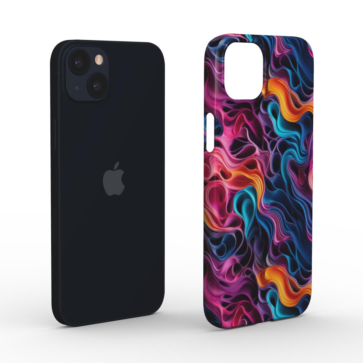 Print On Demand Snap Phone Case - Colour Waves