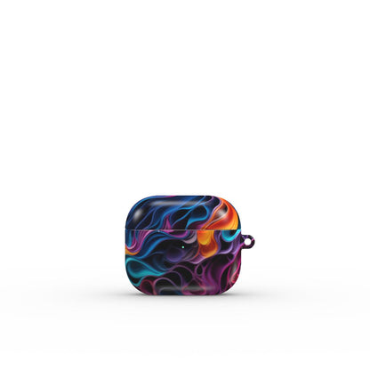 Print On Demand Tough Apple AirPods Case - Colour Waves