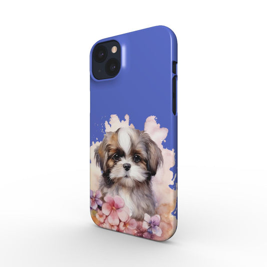 Print On Demand Snap Phone Case Shih Tzu Puppy