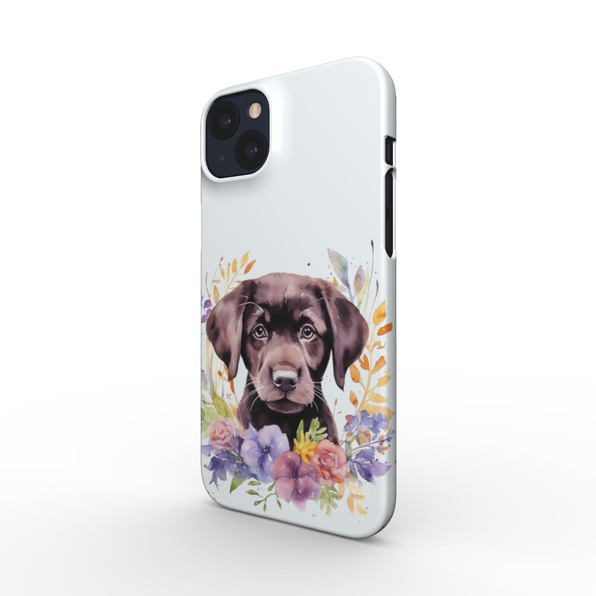 Print On Demand Snap Phone Case Labrador Puppy