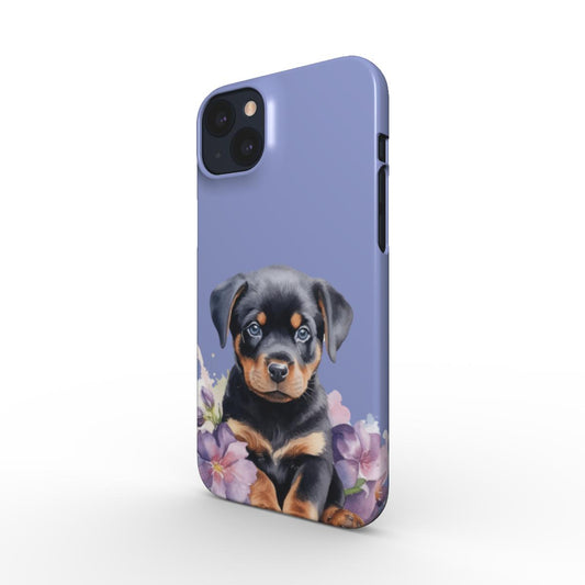 Print On Demand Snap Phone Case Rottweiler Puppy