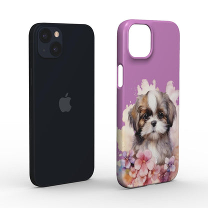 Print On Demand Snap Phone Case Shih Tzu Puppy