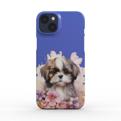 Print On Demand Snap Phone Case Shih Tzu Puppy