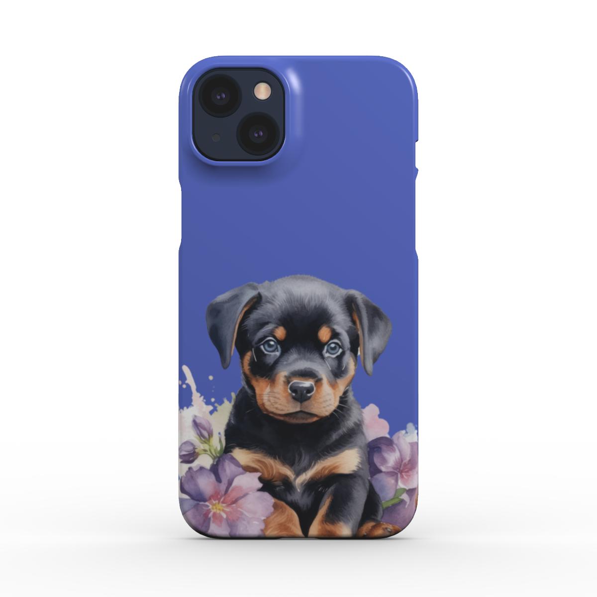 Print On Demand Snap Phone Case Rottweiler Puppy