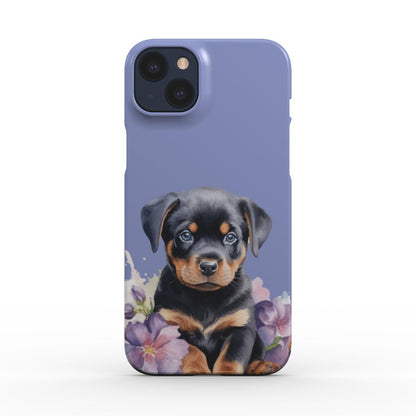 Print On Demand Snap Phone Case Rottweiler Puppy