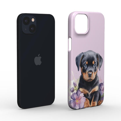 Print On Demand Snap Phone Case Rottweiler Puppy