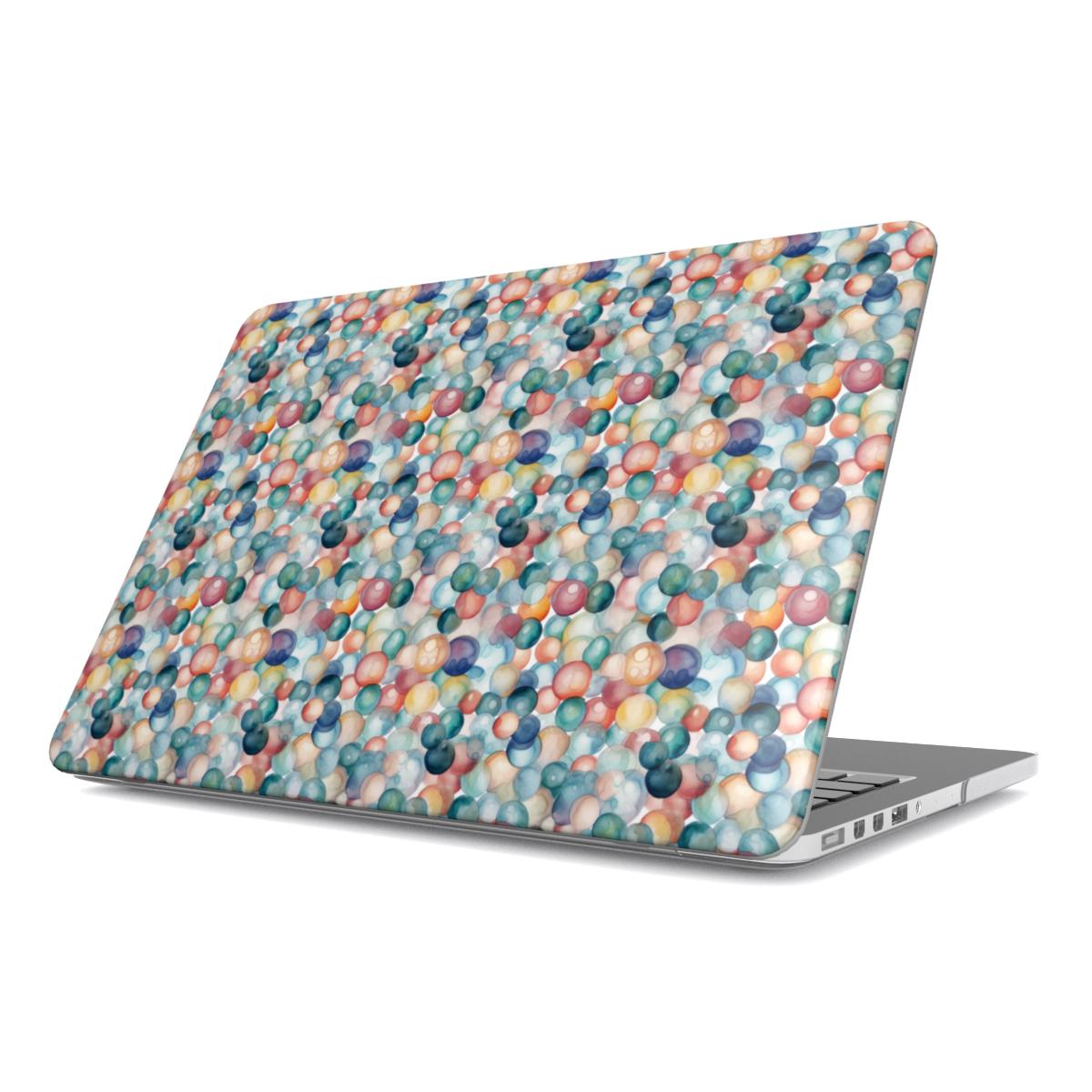 Print On Demand MacBook Case Pastel Marbles