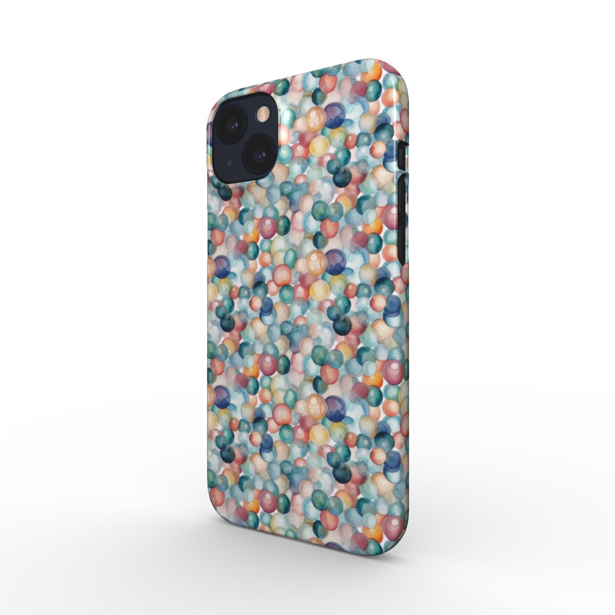 Print On Demand Snap Phone Case Pastel Marbles