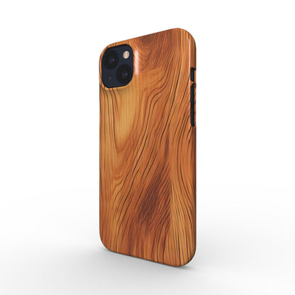 Print On Demand Snap Phone Case Faux Timber 3