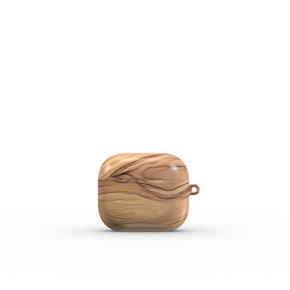 Print On Demand Tough Apple AirPods Case Faux Timber 1