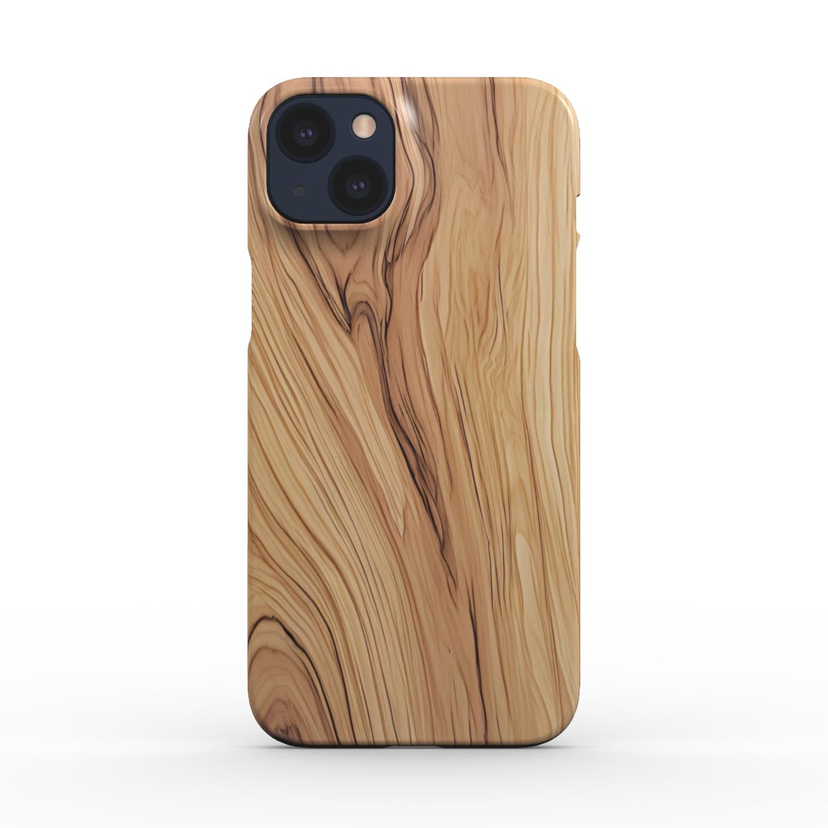 Print On Demand Snap Phone Case Faux Timber 1