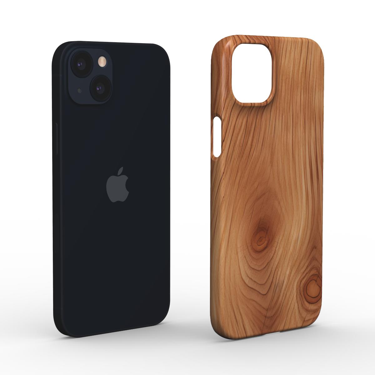 Print On Demand Snap Phone Case Faux Timber 2