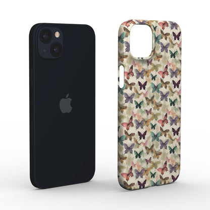 Print On Demand Snap Phone Case Pastel Butterflies