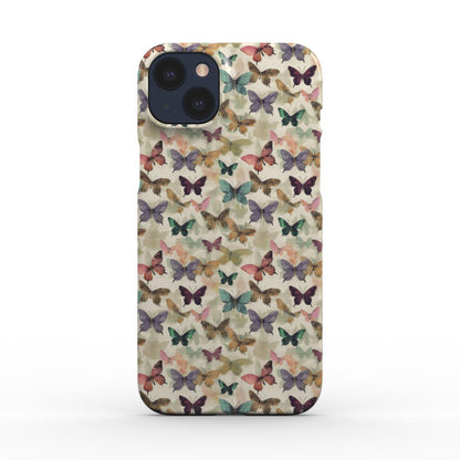 Print On Demand Snap Phone Case Pastel Butterflies