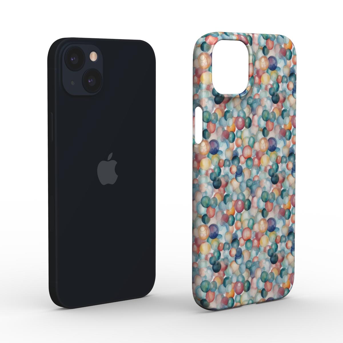 Print On Demand Snap Phone Case Pastel Marbles