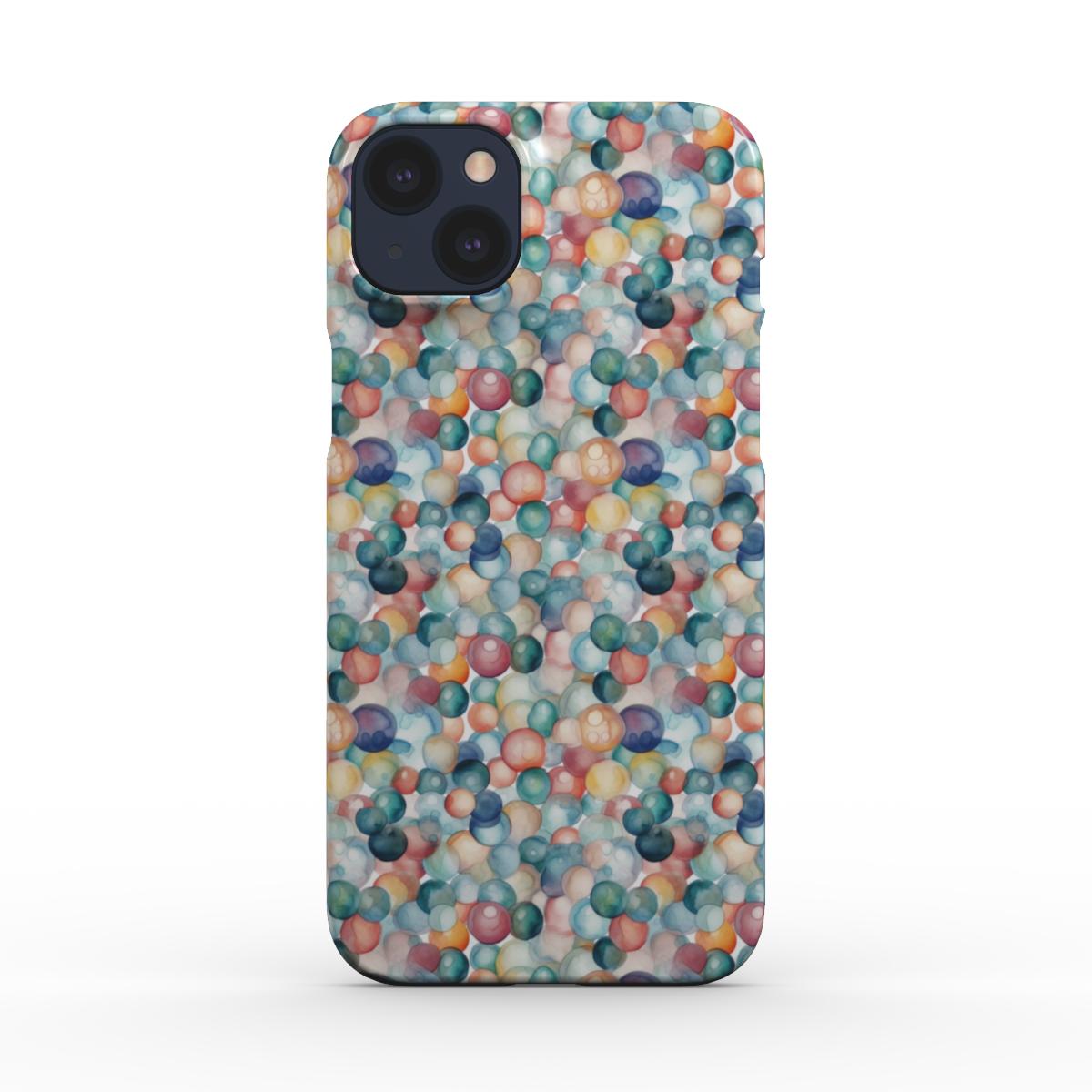 Print On Demand Snap Phone Case Pastel Marbles