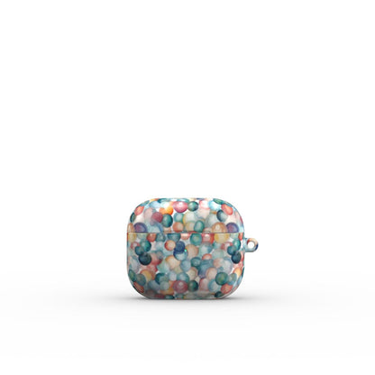 Print On Demand Tough Apple AirPods Case Pastel Marbles