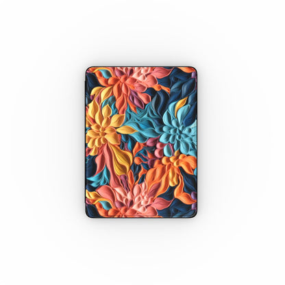 Print On Demand iPad Case- Colour Flowers