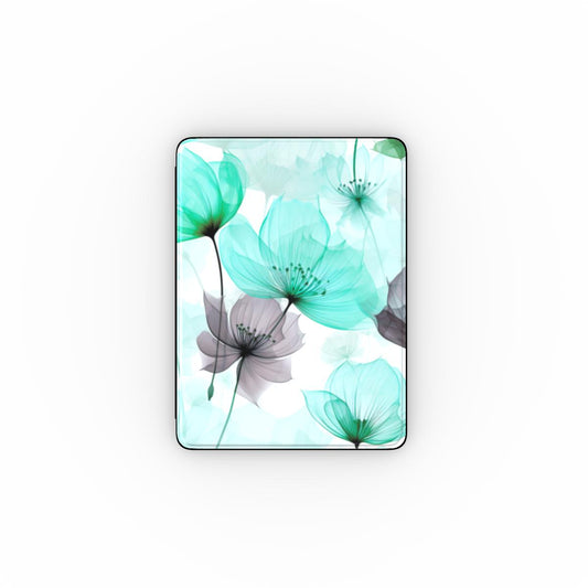 Print On Demand iPad Case Poppies Teal