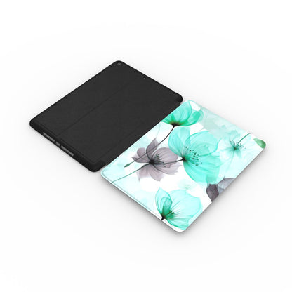 Print On Demand iPad Case Poppies Teal