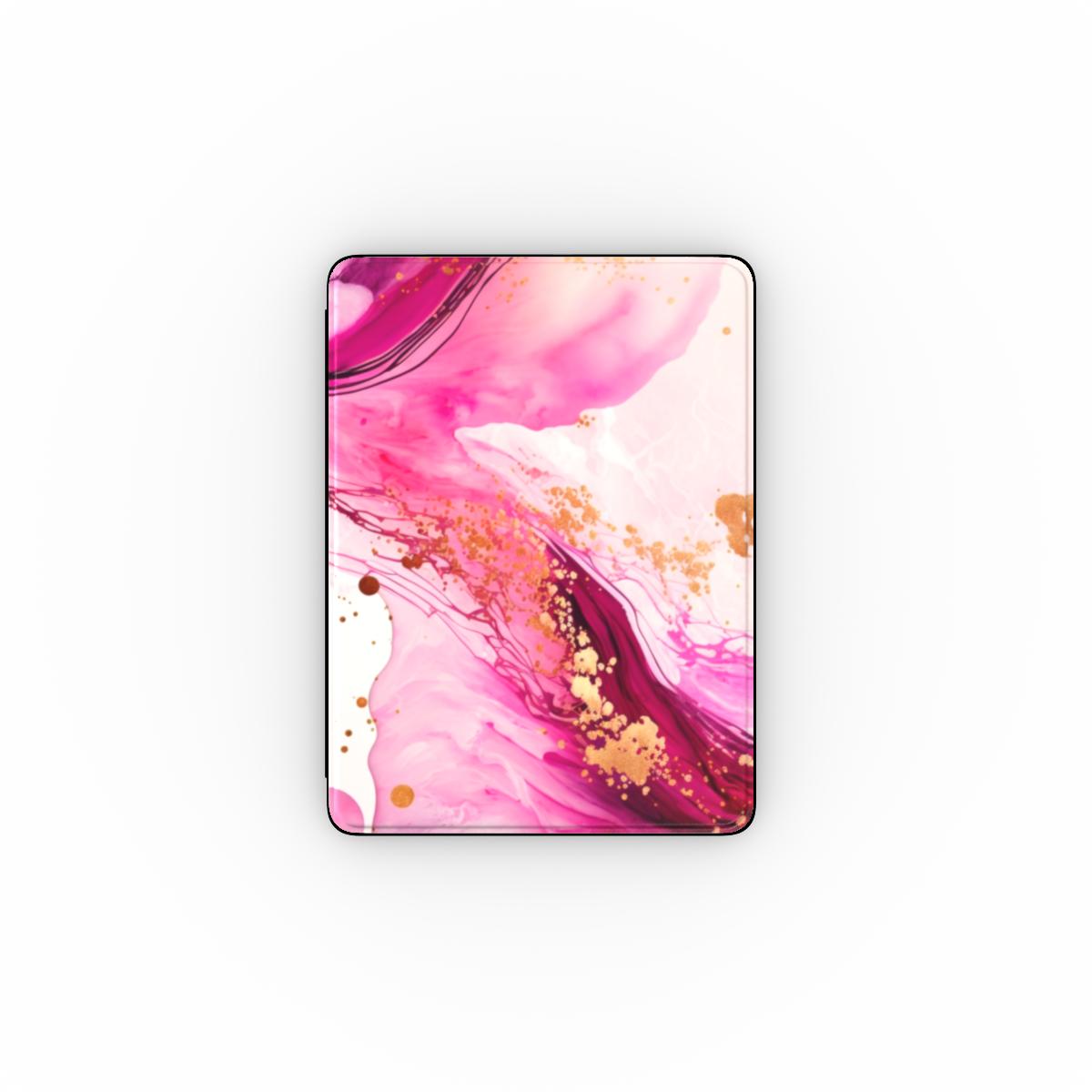 Print On Demand iPad Case Pink Gold Marble