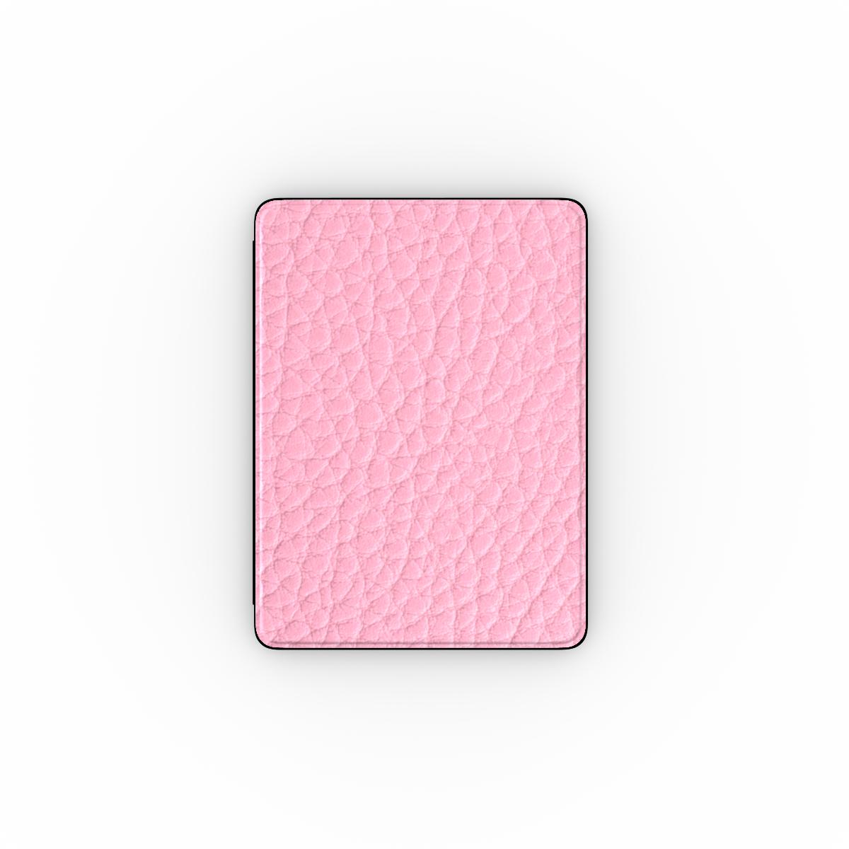 Print On Demand iPad Case Pink Faux Leather Print