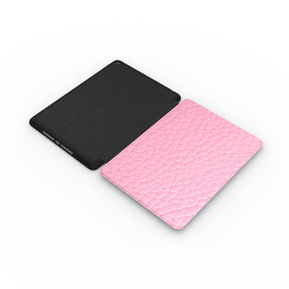 Print On Demand iPad Case Pink Faux Leather Print