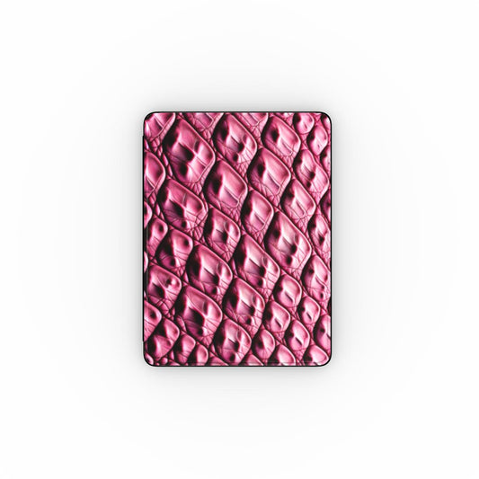 Print On Demand iPad Case Pink Faux Crocodile Skin Print