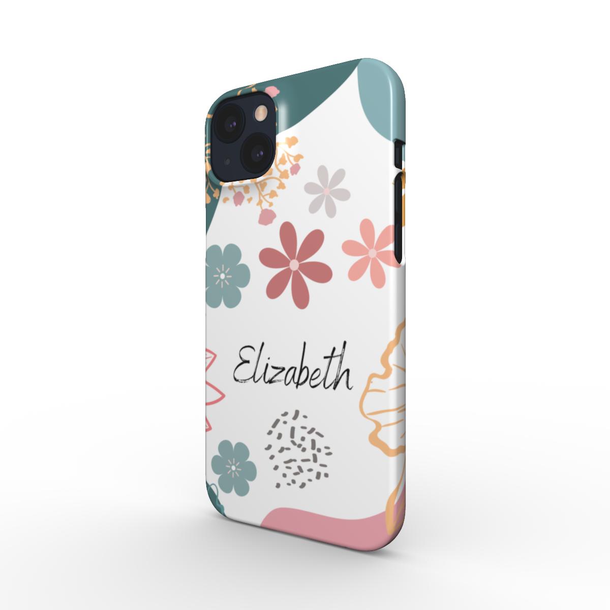 Print On Demand Snap Phone Case Personalised Boho Floral