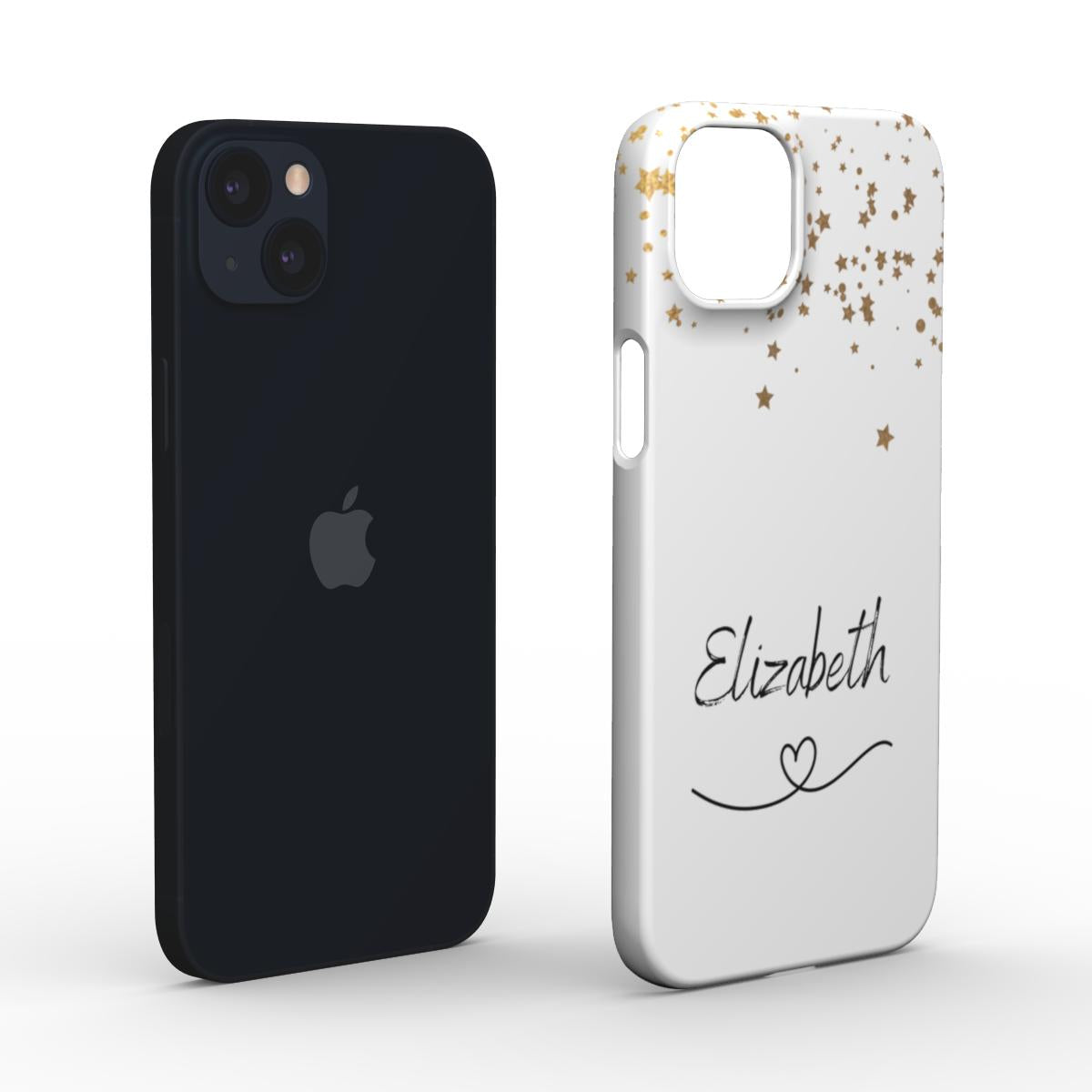 Print On Demand Snap Phone Case  Personalised White Gold