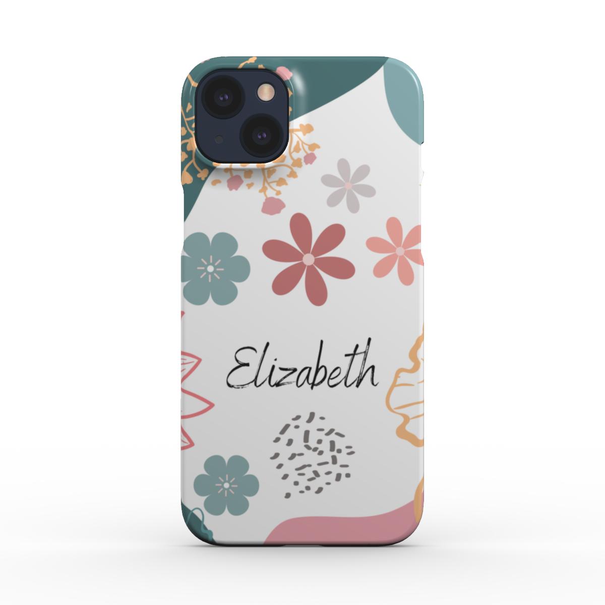 Print On Demand Snap Phone Case Personalised Boho Floral