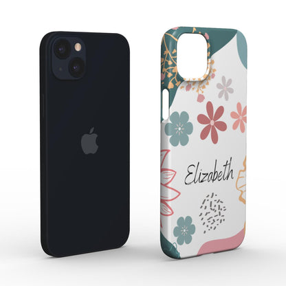 Print On Demand Snap Phone Case Personalised Boho Floral