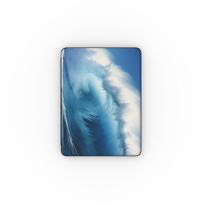 Print On Demand iPad Case Blue Crashing Waves