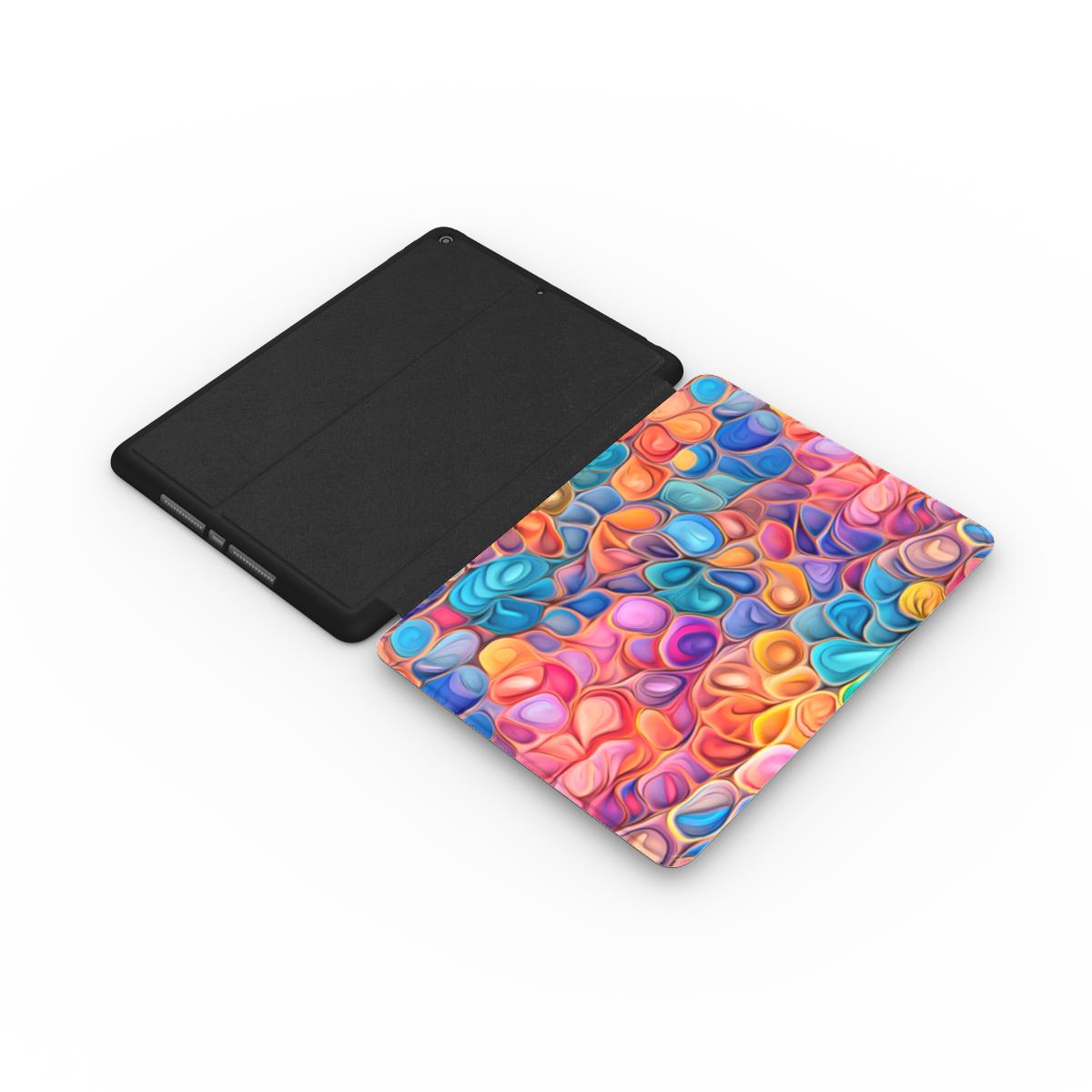 Print On Demand iPad Case - Colour Bubbles