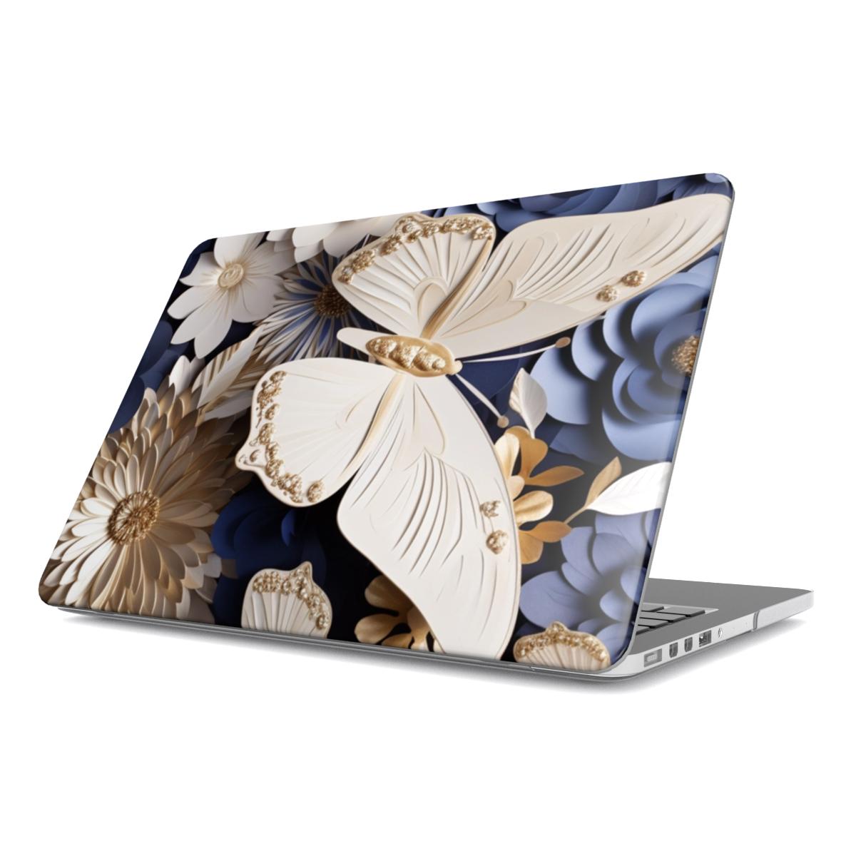 Print On Demand MacBook Case Butterfly 3D