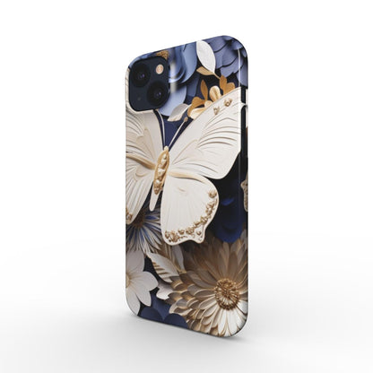 Print On Demand Snap Phone Case Butterfly 3D